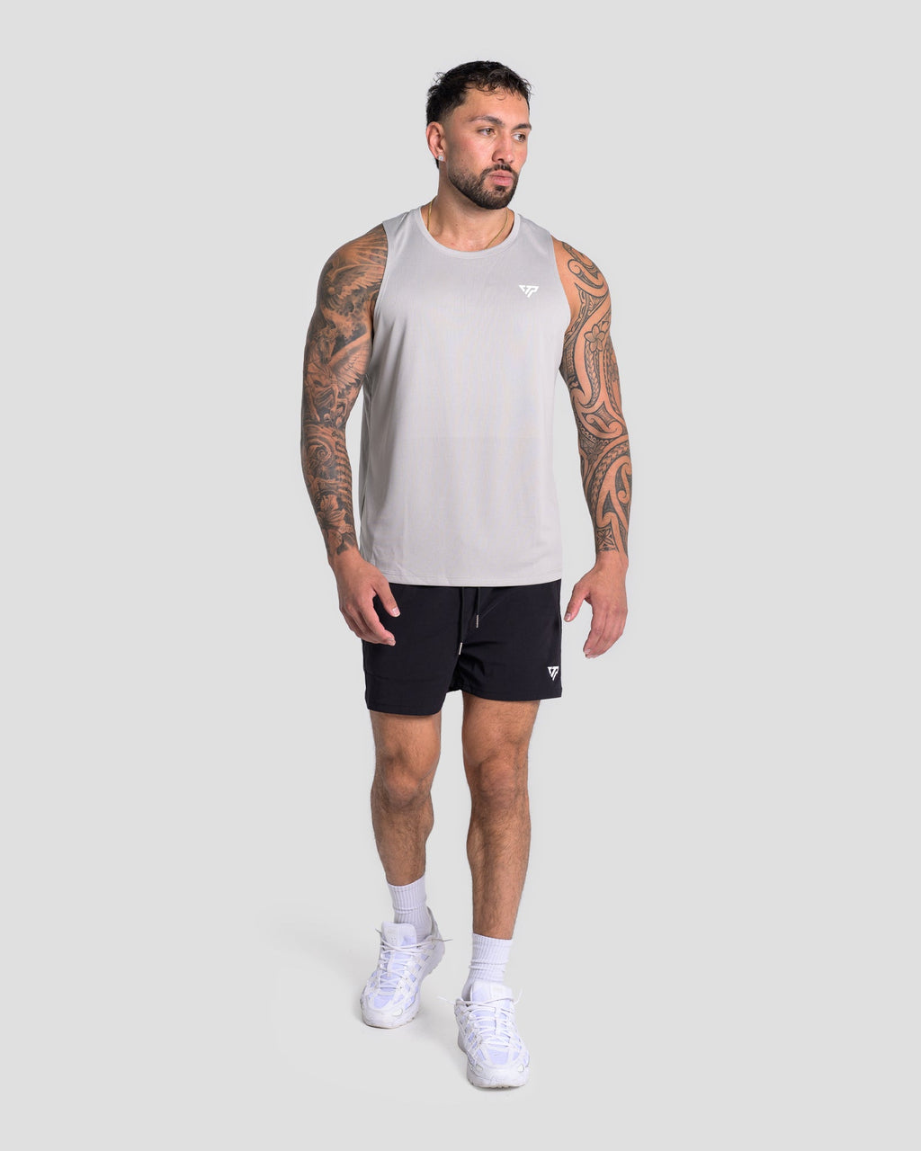 KTP TRAINING SINGLET - LIGHT GREY