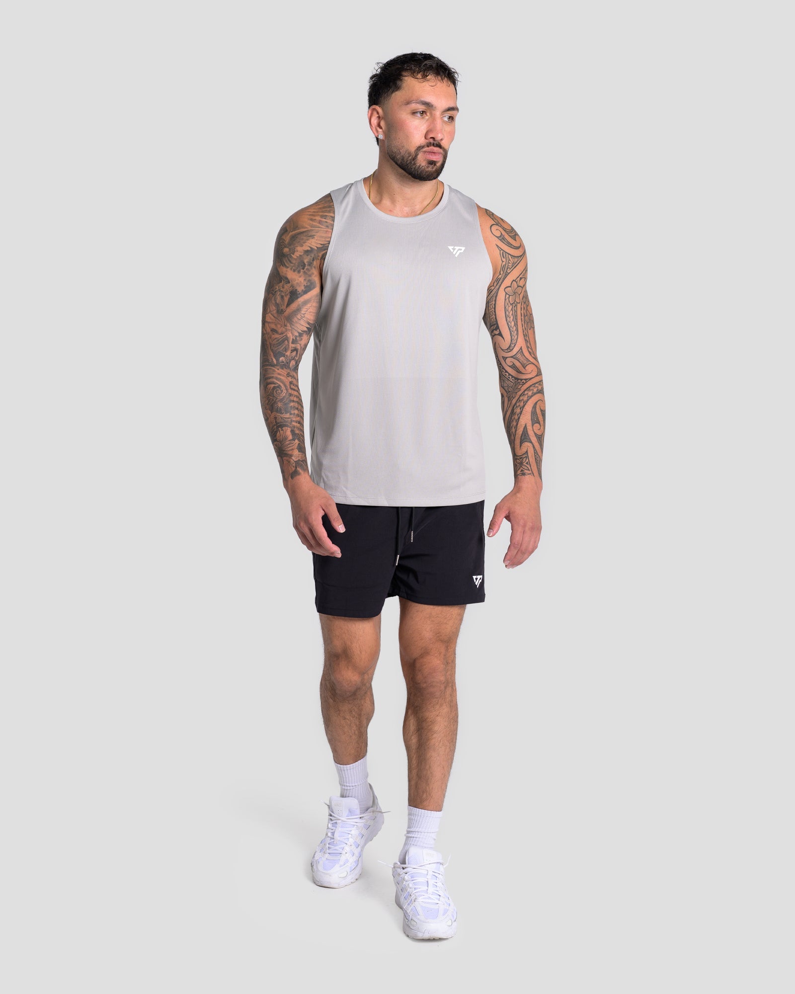 KTP TRAINING SINGLET - LIGHT GREY