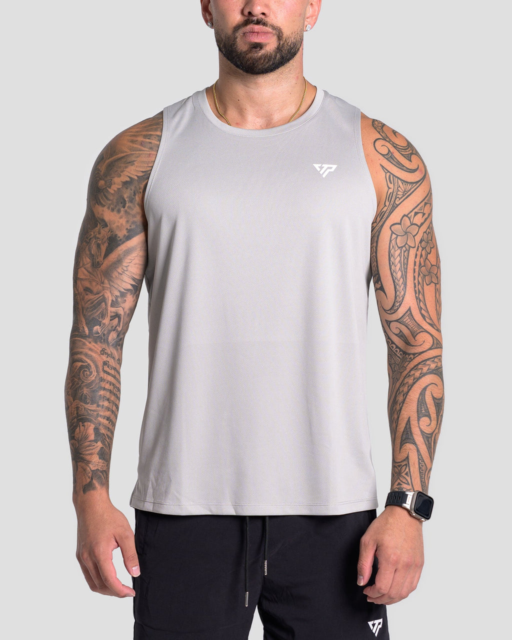 KTP TRAINING SINGLET - LIGHT GREY
