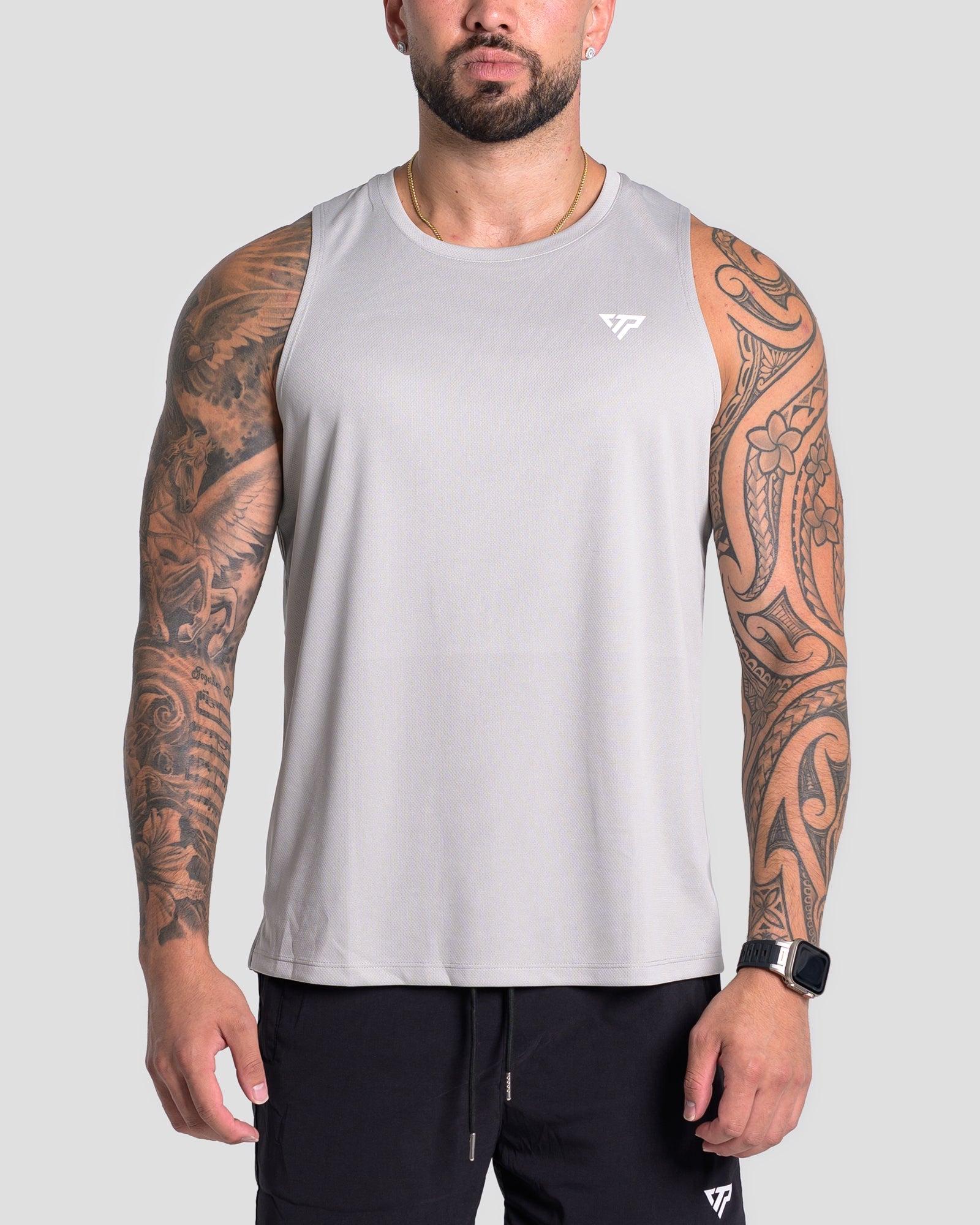 KTP TRAINING SINGLET - LIGHT GREY