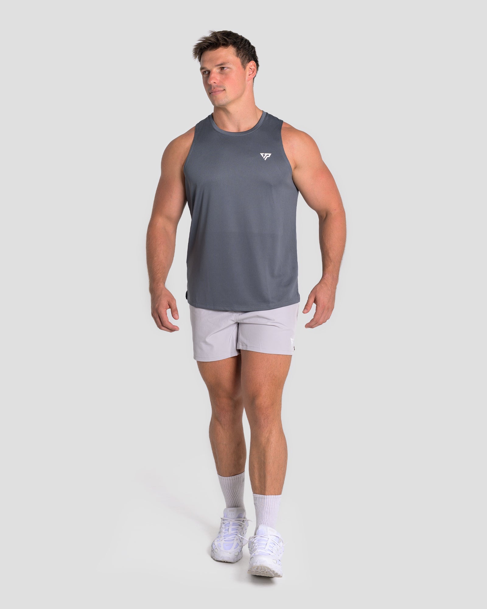 KTP TRAINING SINGLET - DARK GREY