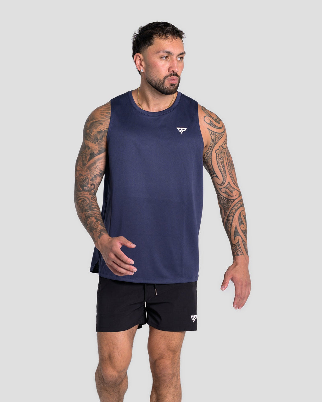 KTP TRAINING SINGLET - NAVY
