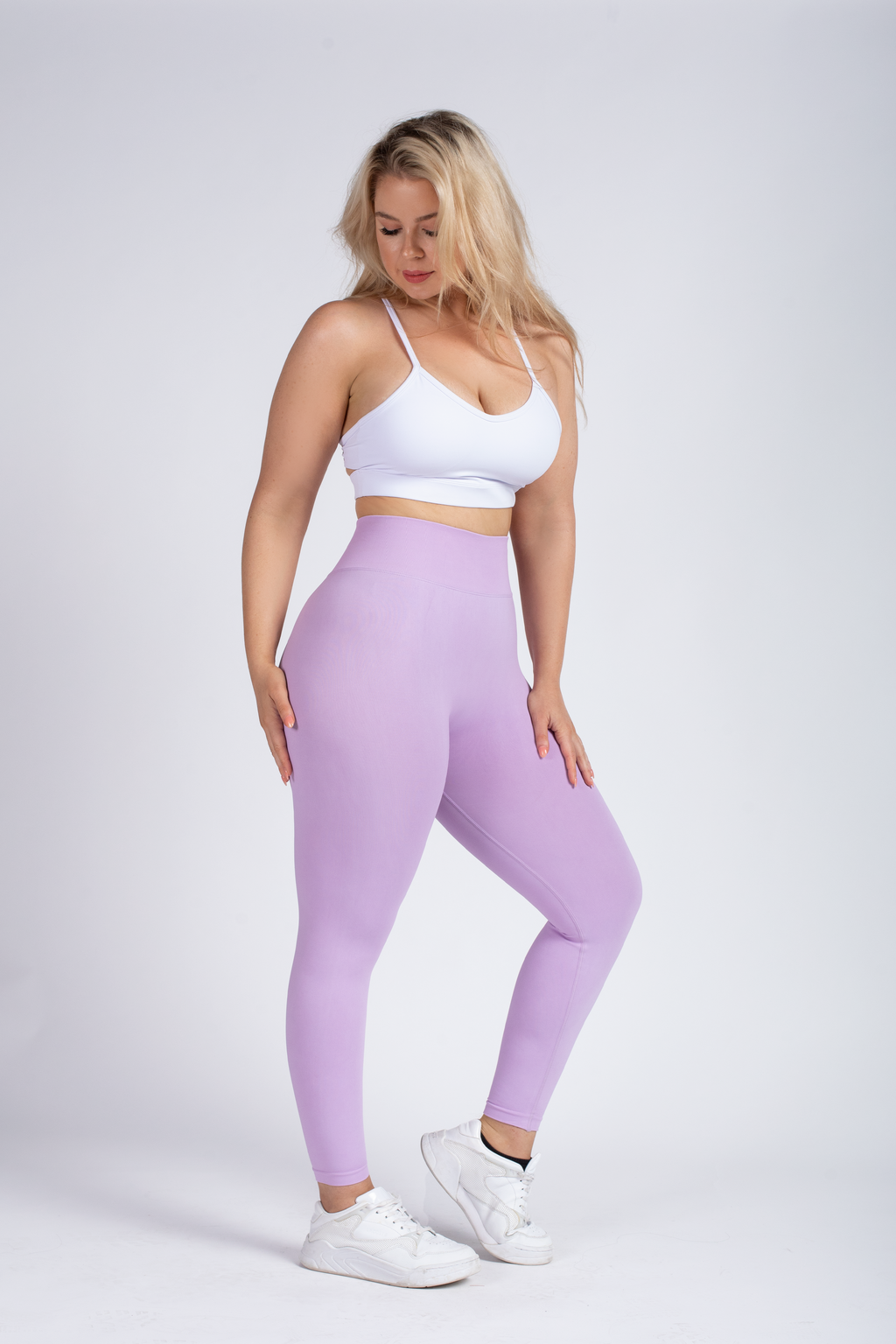 CORE SCRUNCH LEGGINGS - LILAC
