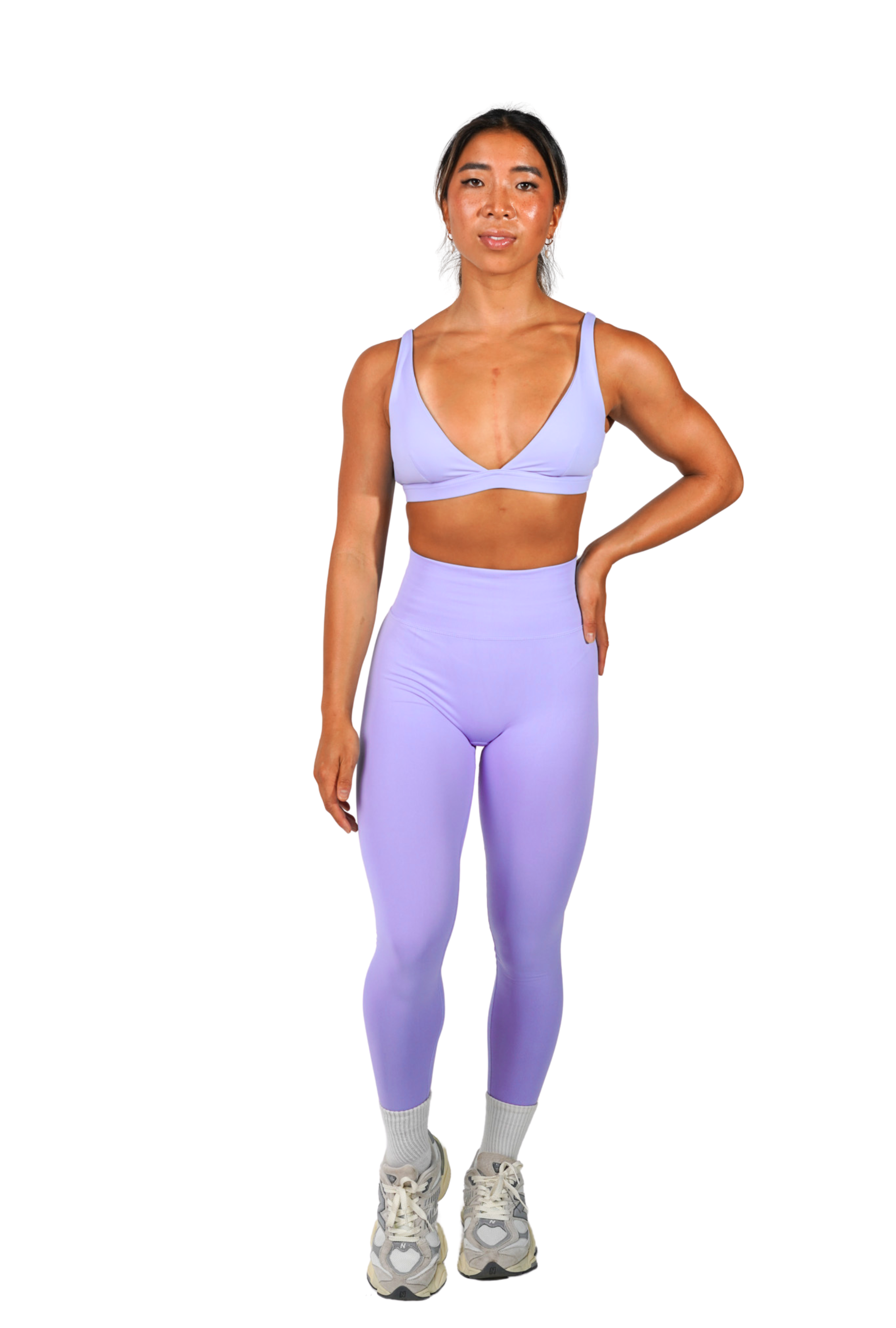 CORE SCRUNCH LEGGINGS - LAVENDER