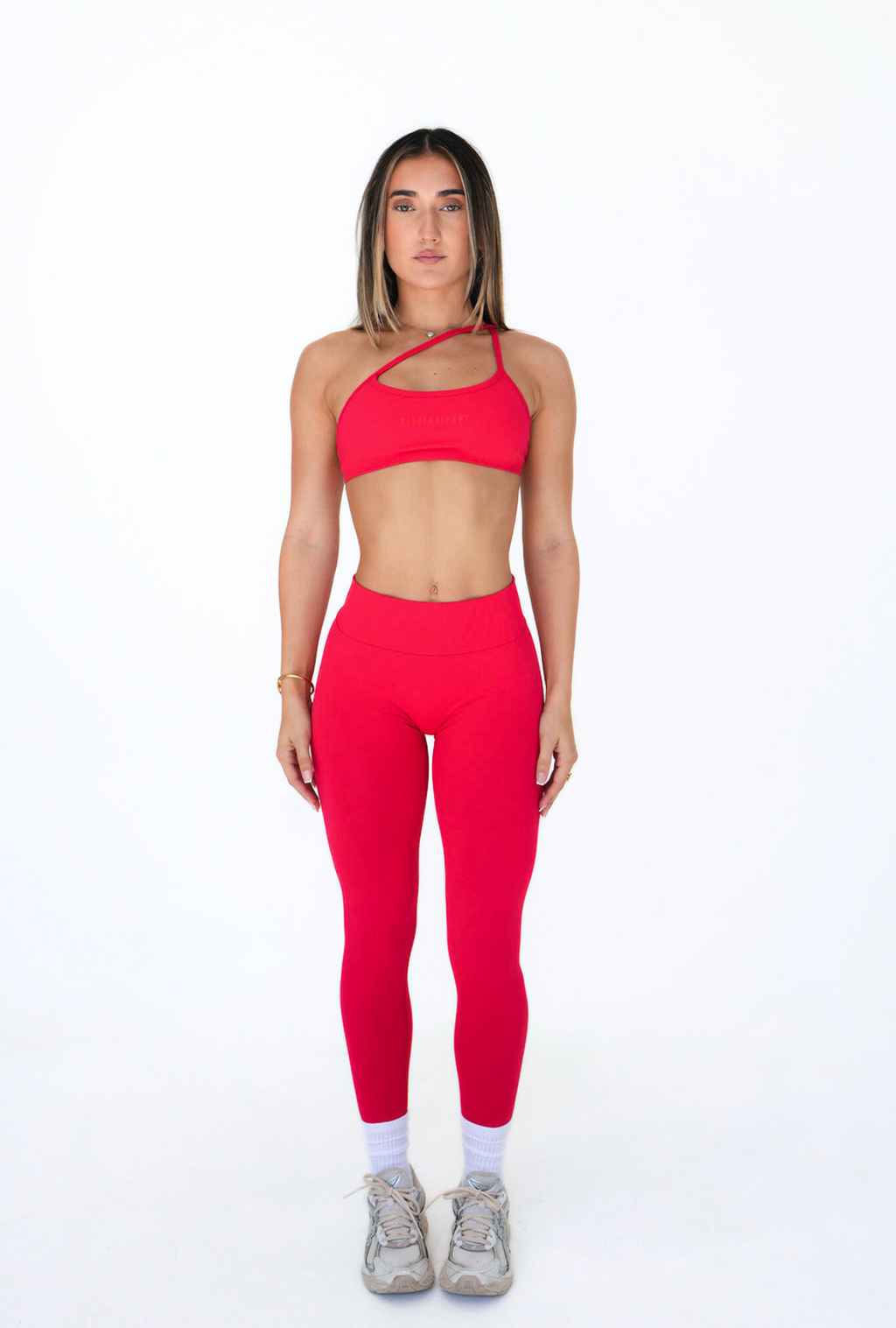 LJ V-BACK SCRUNCH LEGGING - RED