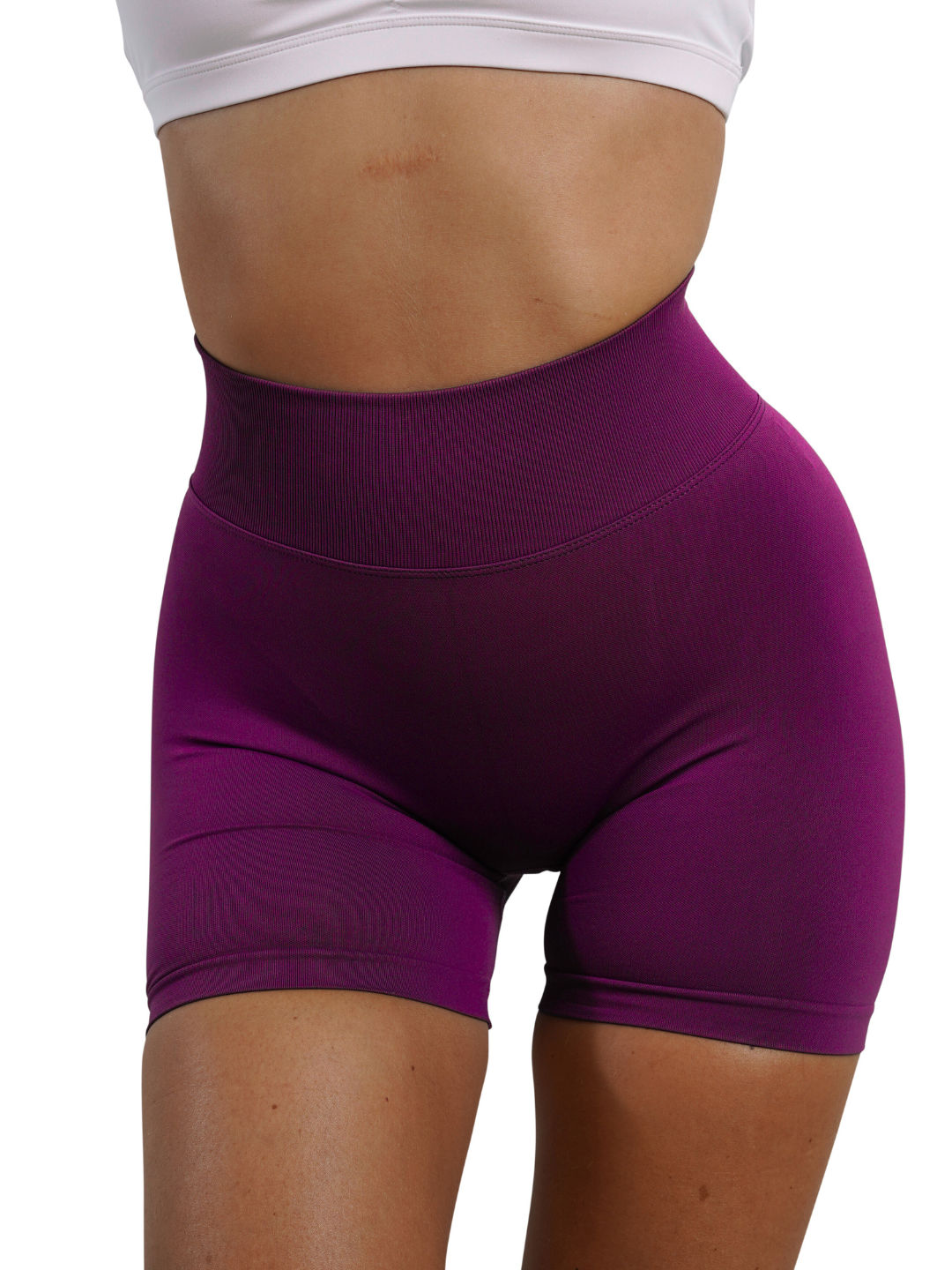 CORE SCRUNCH SHORTS - BERRY