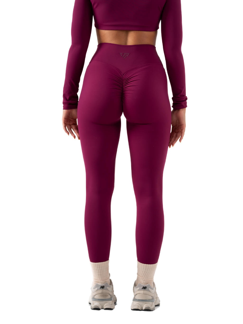 SLEEK SCRUNCH LEGGING - BERRY