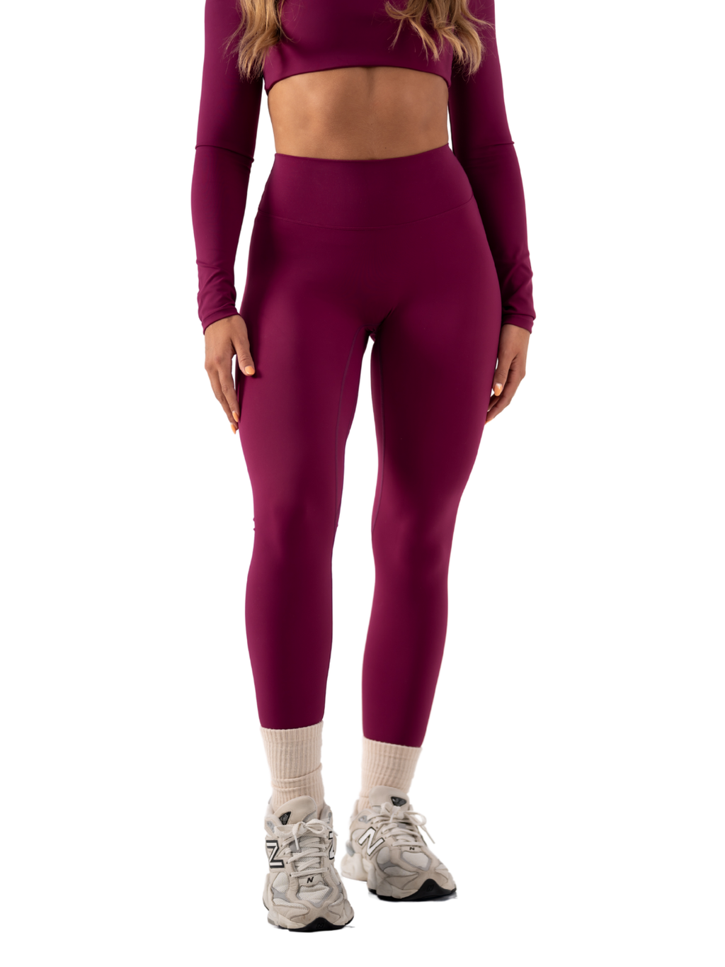 SLEEK SCRUNCH LEGGING - BERRY