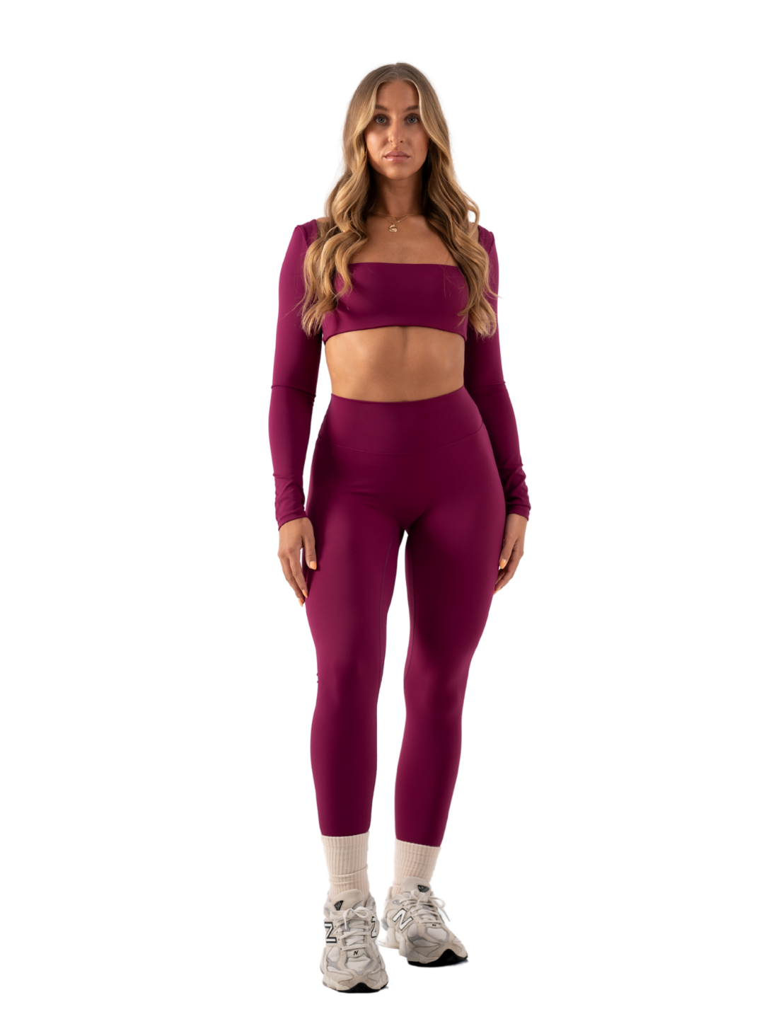 SLEEK SCRUNCH LEGGING - BERRY