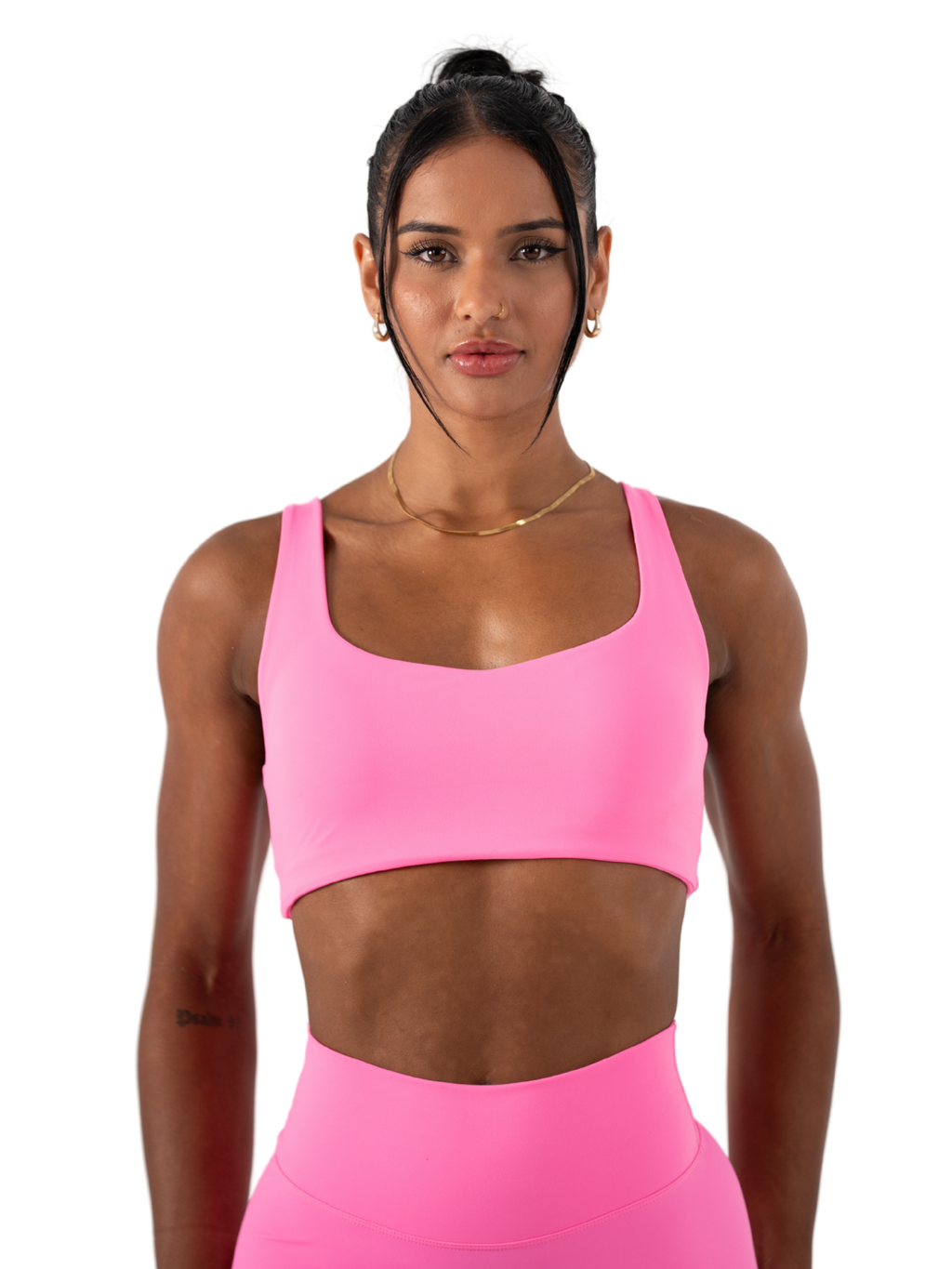 SLEEK BRA - NEON PINK