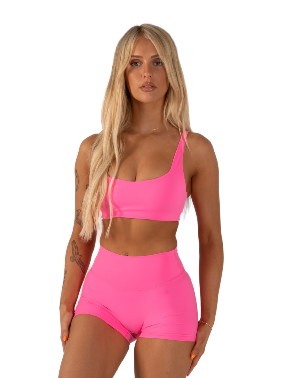 SLEEK BRA - NEON PINK