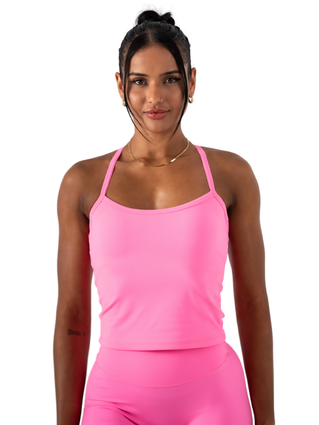 SLEEK TANK TOP - NEON PINK