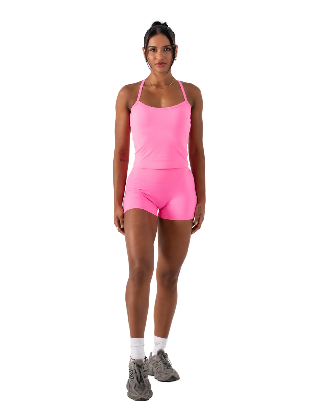 SLEEK TANK TOP - NEON PINK