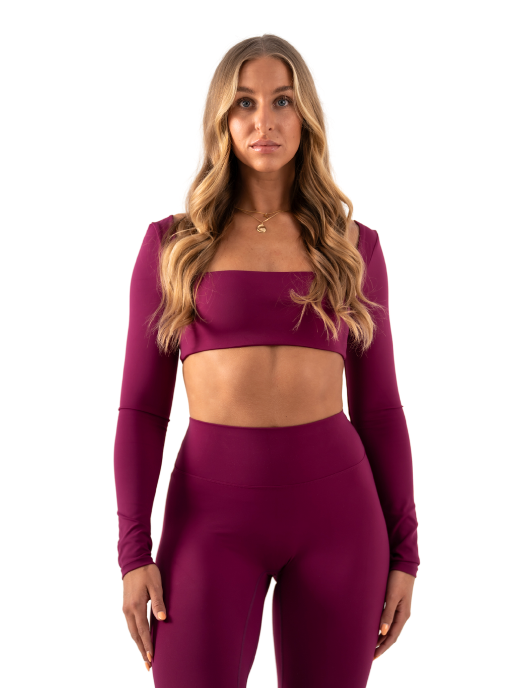 SLEEK TOP LONG SLEEVE - BERRY