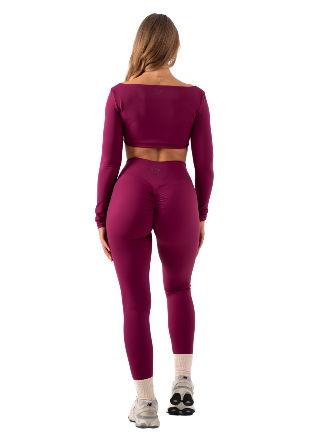 SLEEK TOP LONG SLEEVE - BERRY