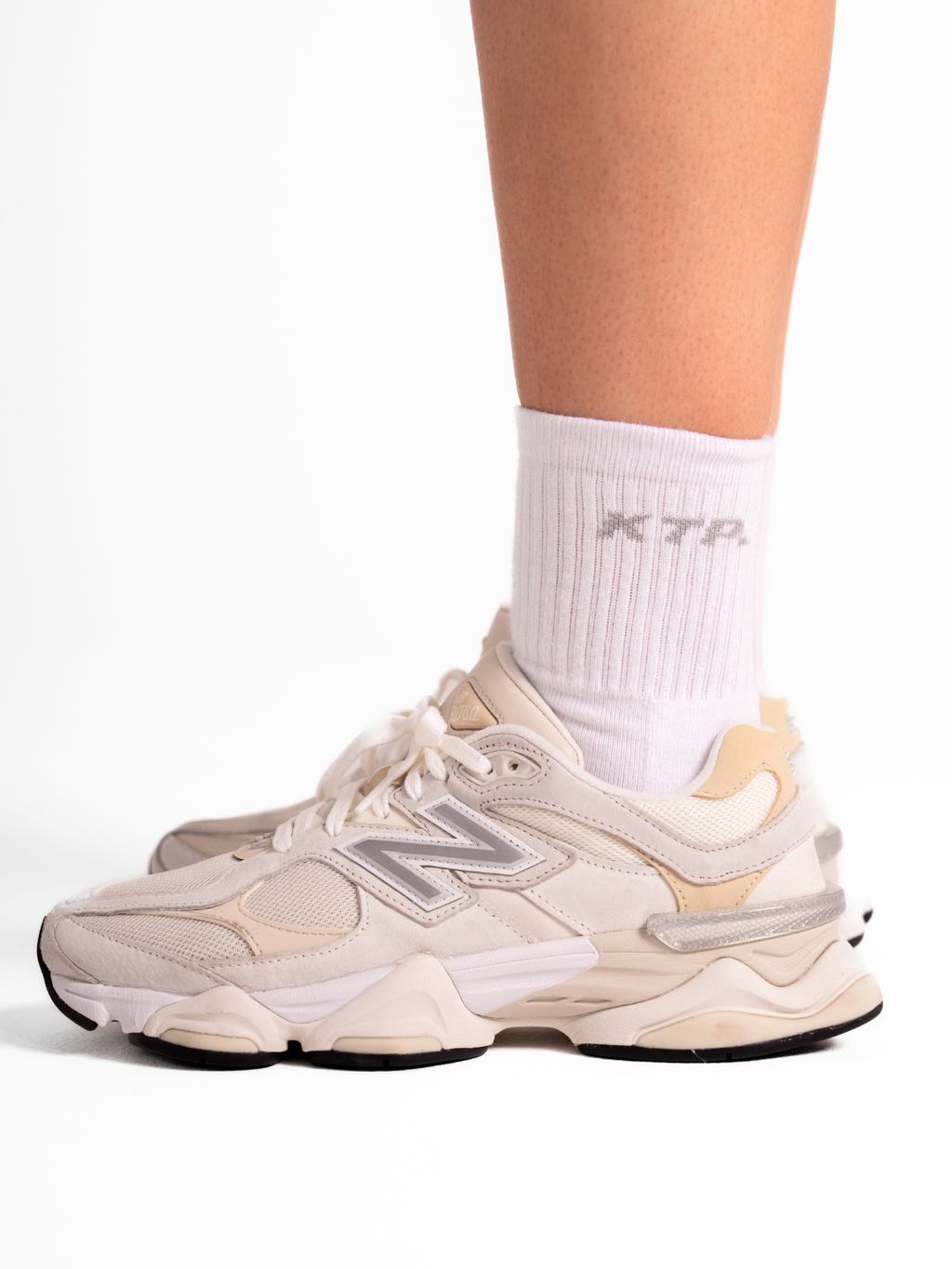 KTP SOCKS 2.0 - LIGHT GREY LOGO