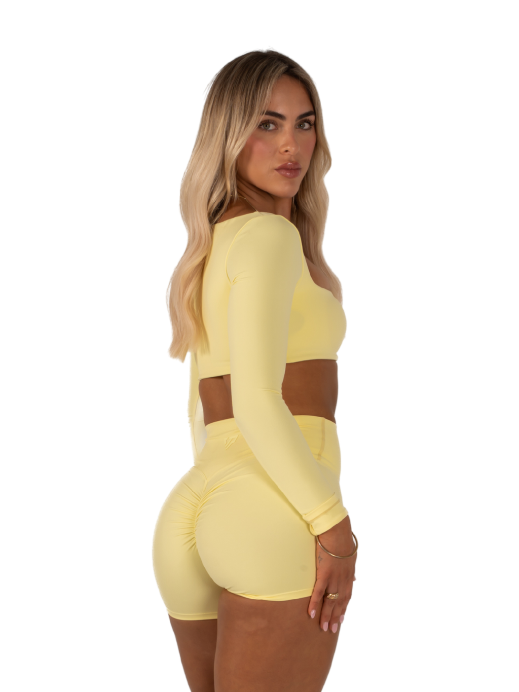 SLEEK TOP LONG SLEEVE - LEMON