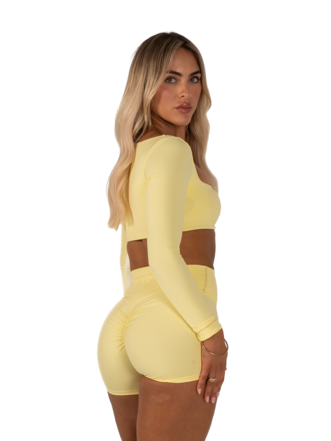 SLEEK TOP LONG SLEEVE - LEMON