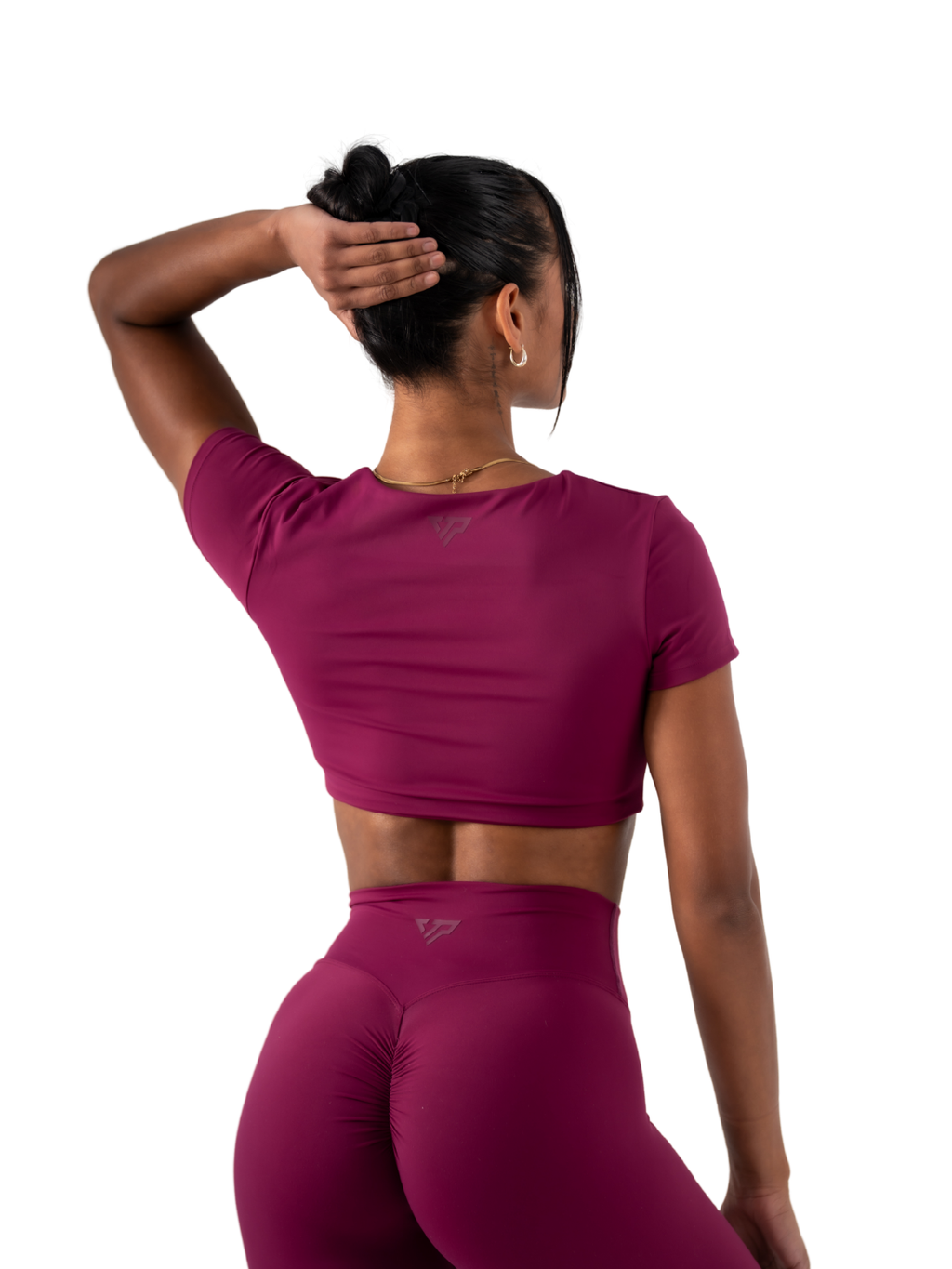 SLEEK TOP SHORT SLEEVE -Berry