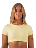 SLEEK TOP SHORT SLEEVE - LEMON
