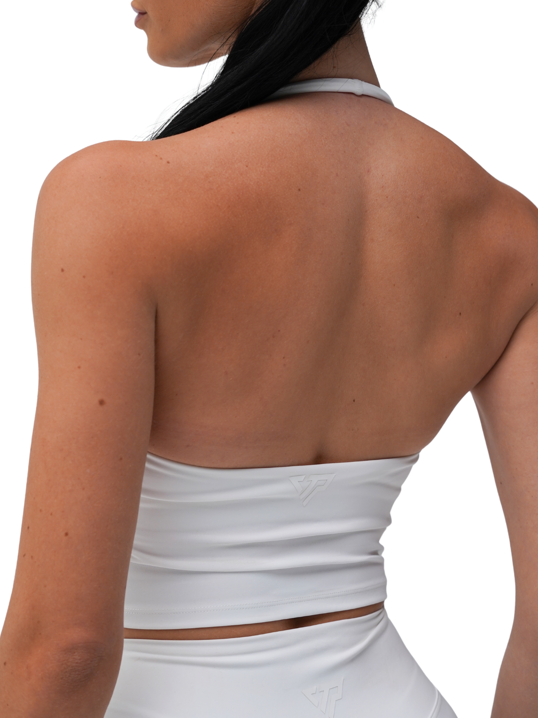 KIARA HALTER TOP - WHITE