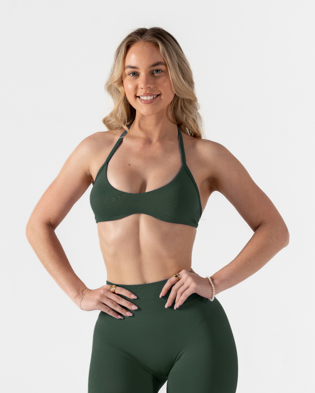 RECOIL BRALETTE - FOREST GREEN