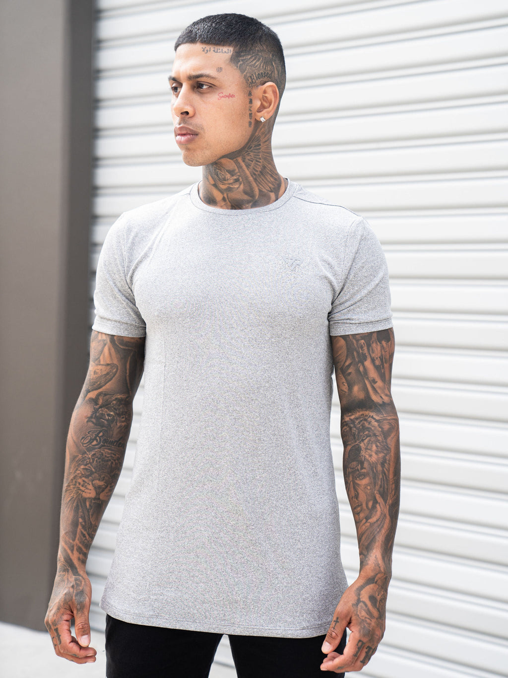 KTP PERFORMANCE DRY-FIT TEE - DUSTY GREY