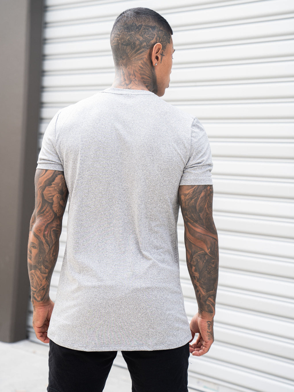 KTP PERFORMANCE DRY-FIT TEE - DUSTY GREY