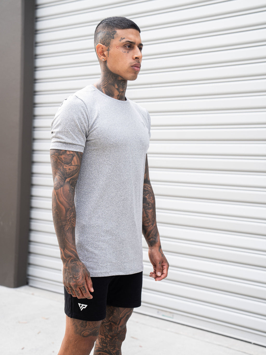 KTP PERFORMANCE DRY-FIT TEE - DUSTY GREY