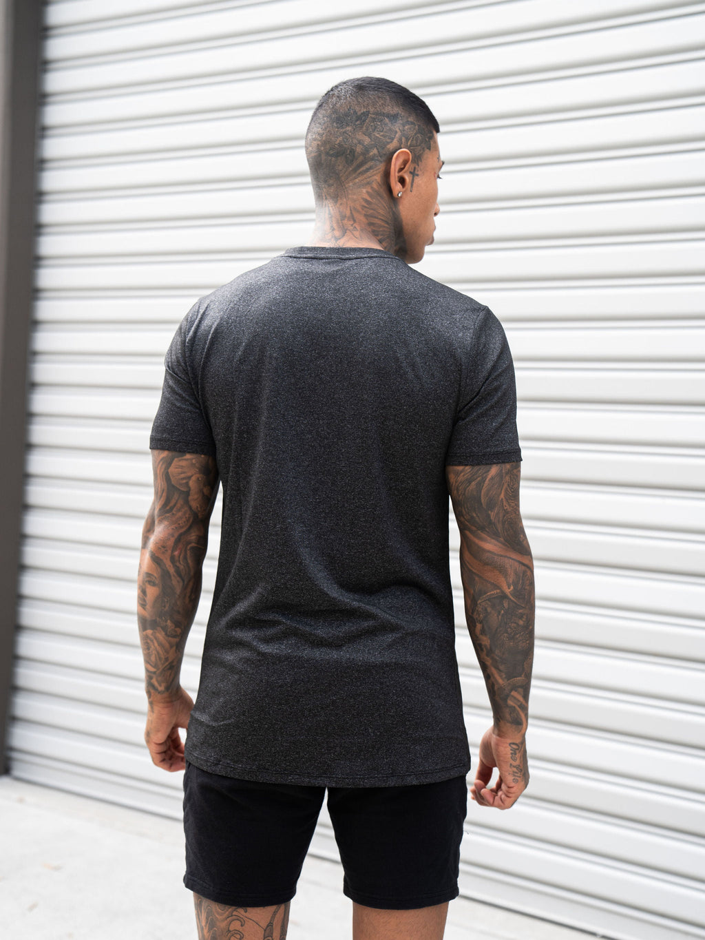 KTP PERFORMANCE DRY-FIT TEE - DUSTY BLACK