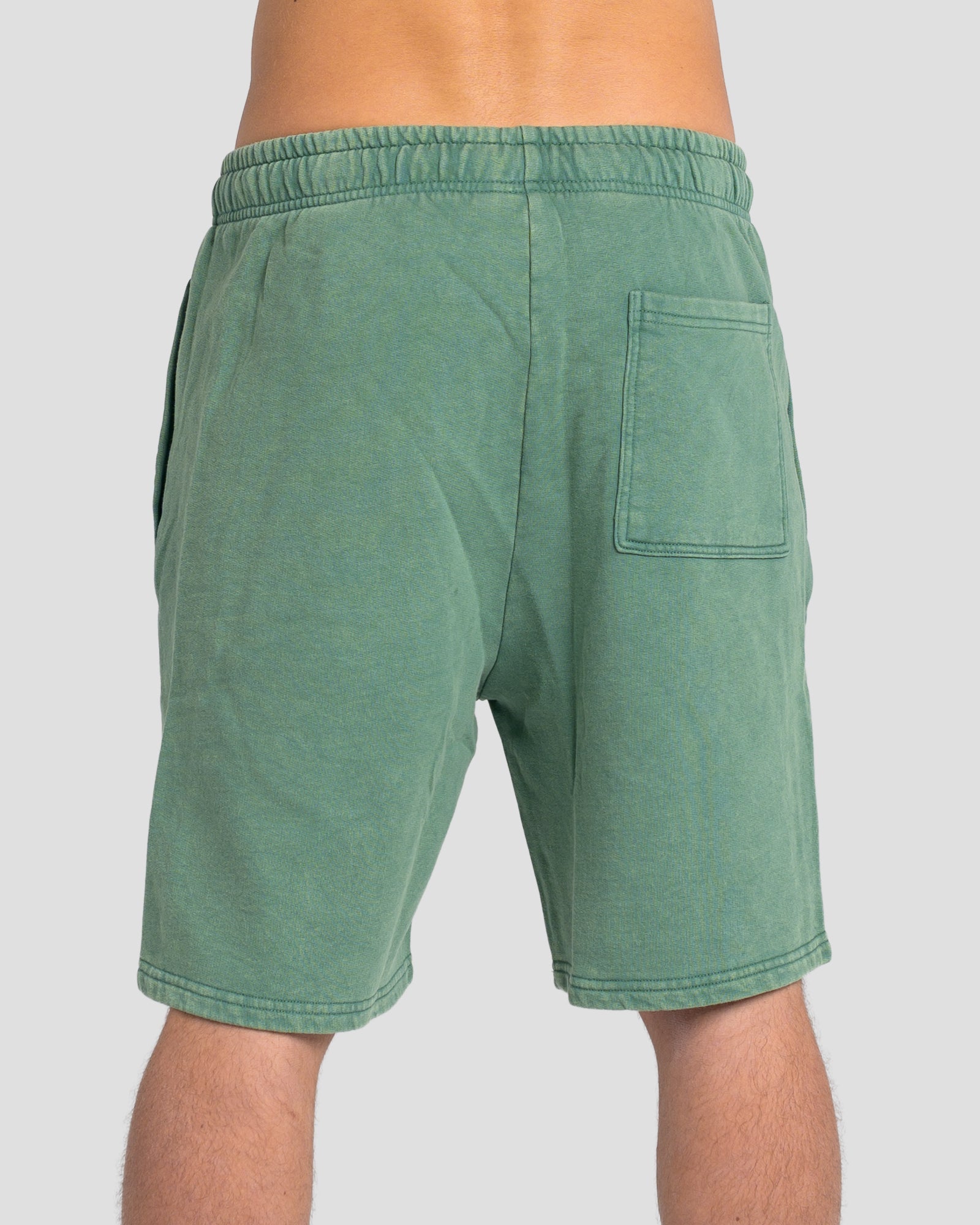 KTP ACID WASH VINTAGE SHORTS - GREEN