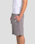 KTP ACID WASH VINTAGE SHORTS - GREY