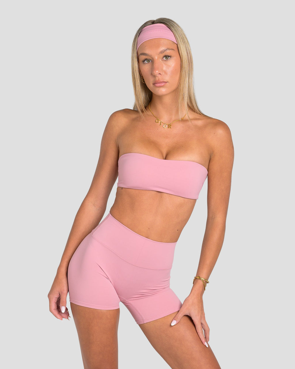 CIARA CROSSOVER BANDEAU - BLUSH