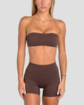 CIARA CROSSOVER BANDEAU - ESPRESSO