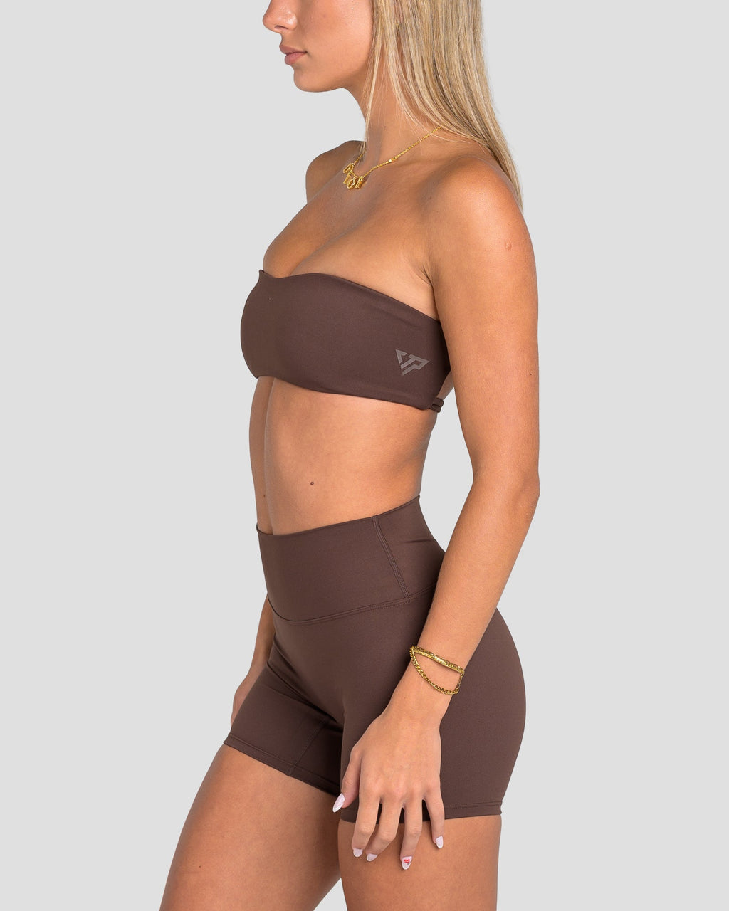 CIARA CROSSOVER BANDEAU - ESPRESSO