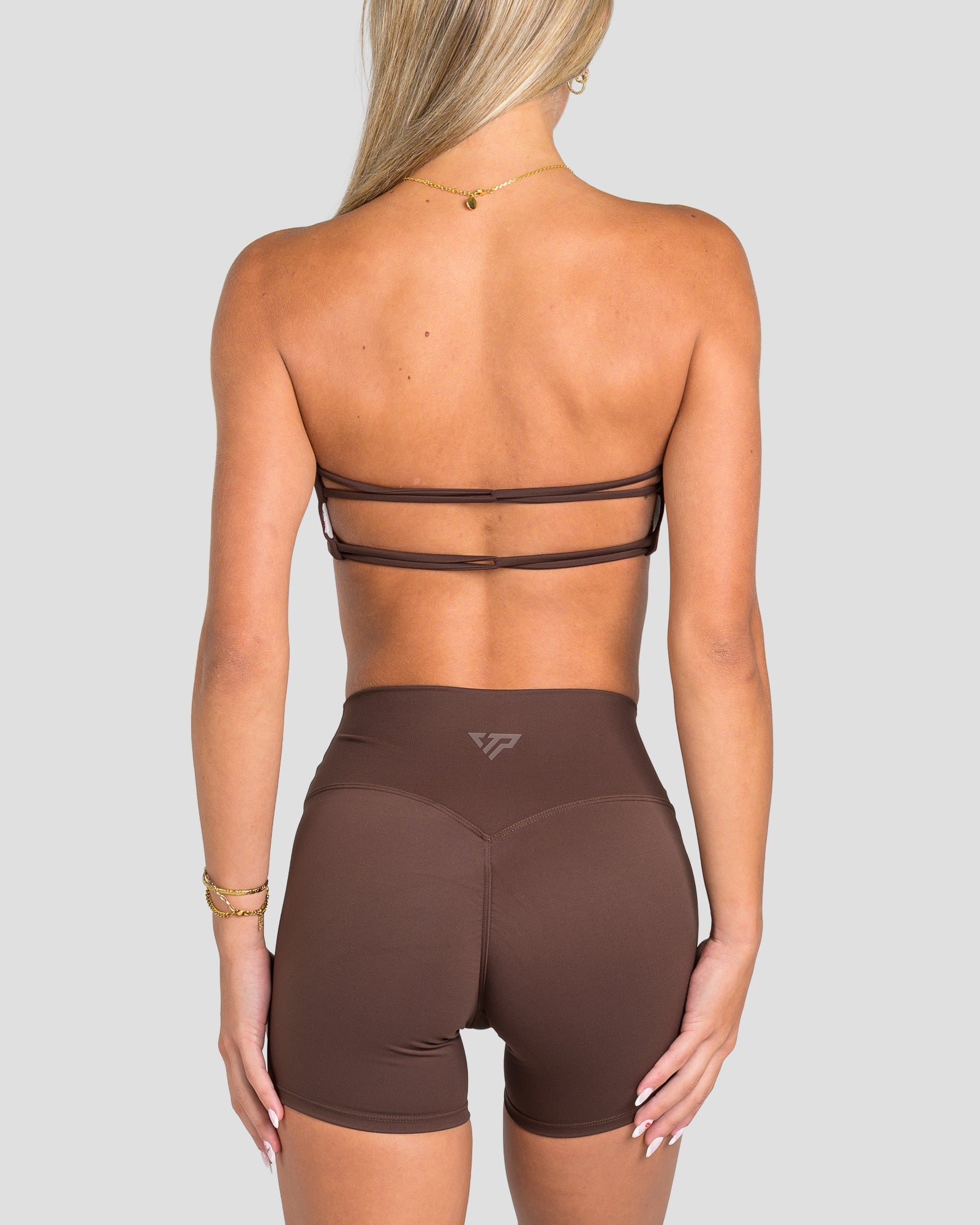CIARA CROSSOVER BANDEAU - ESPRESSO