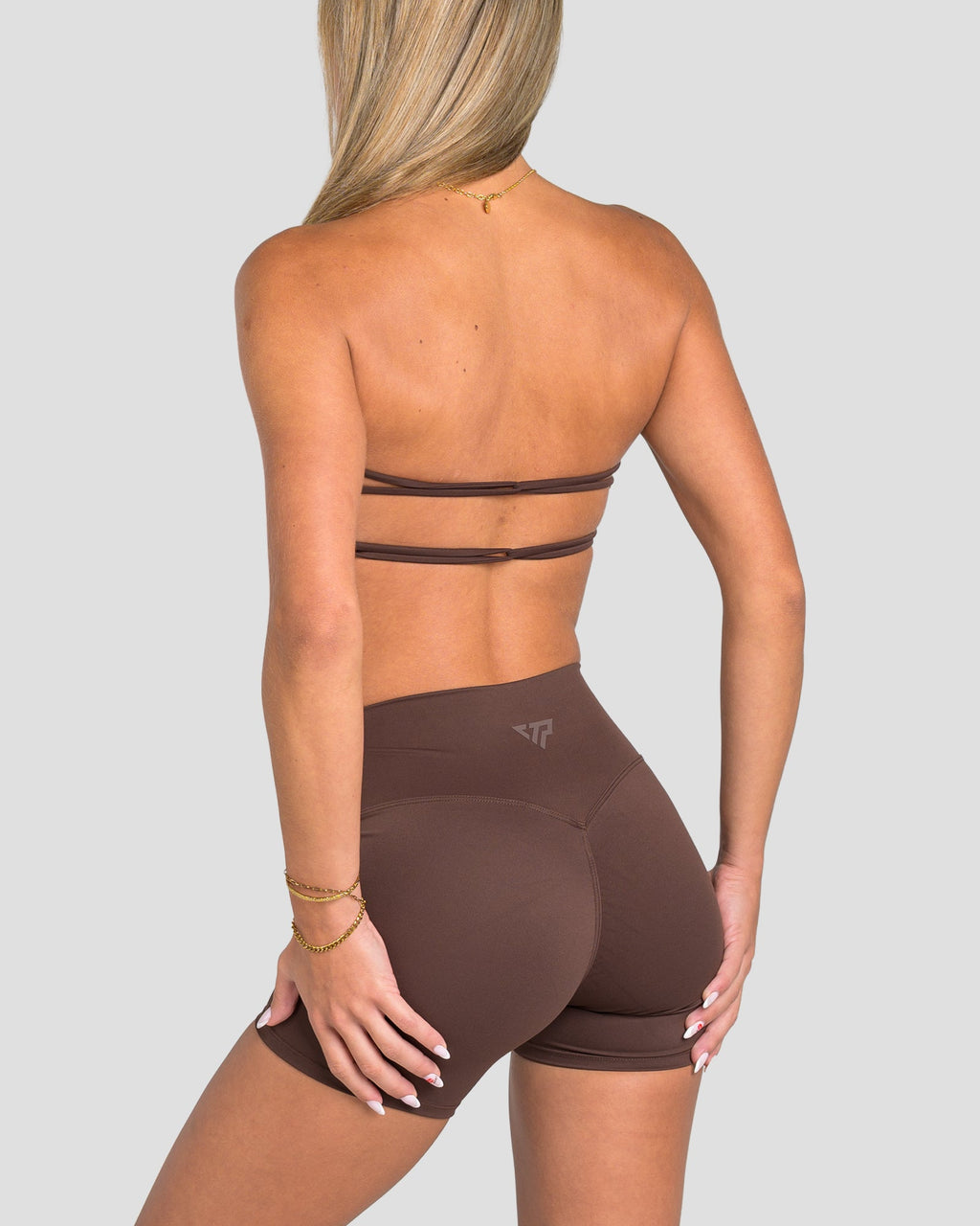 CIARA CROSSOVER BANDEAU - ESPRESSO