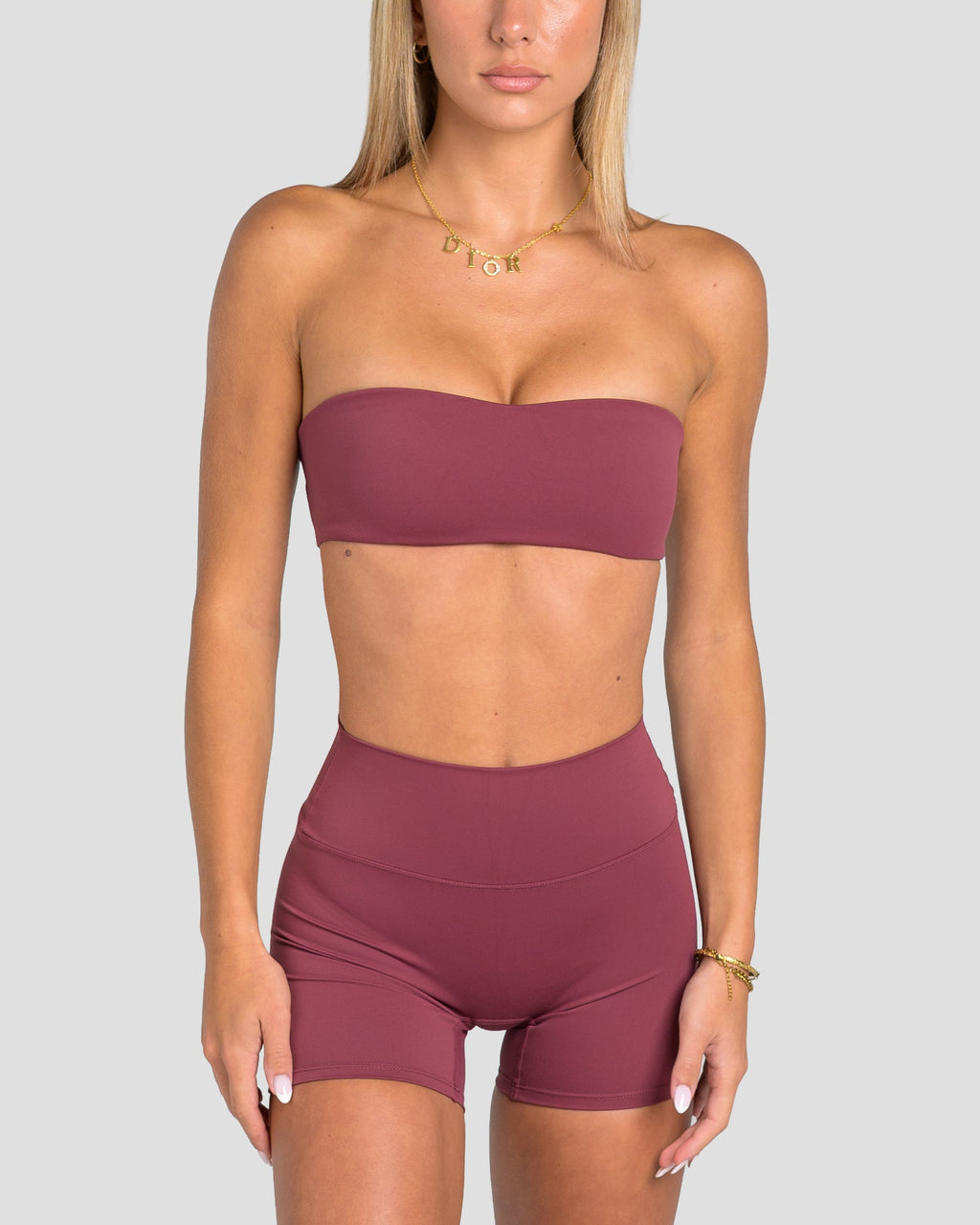 CIARA CROSSOVER BANDEAU - GRAPE