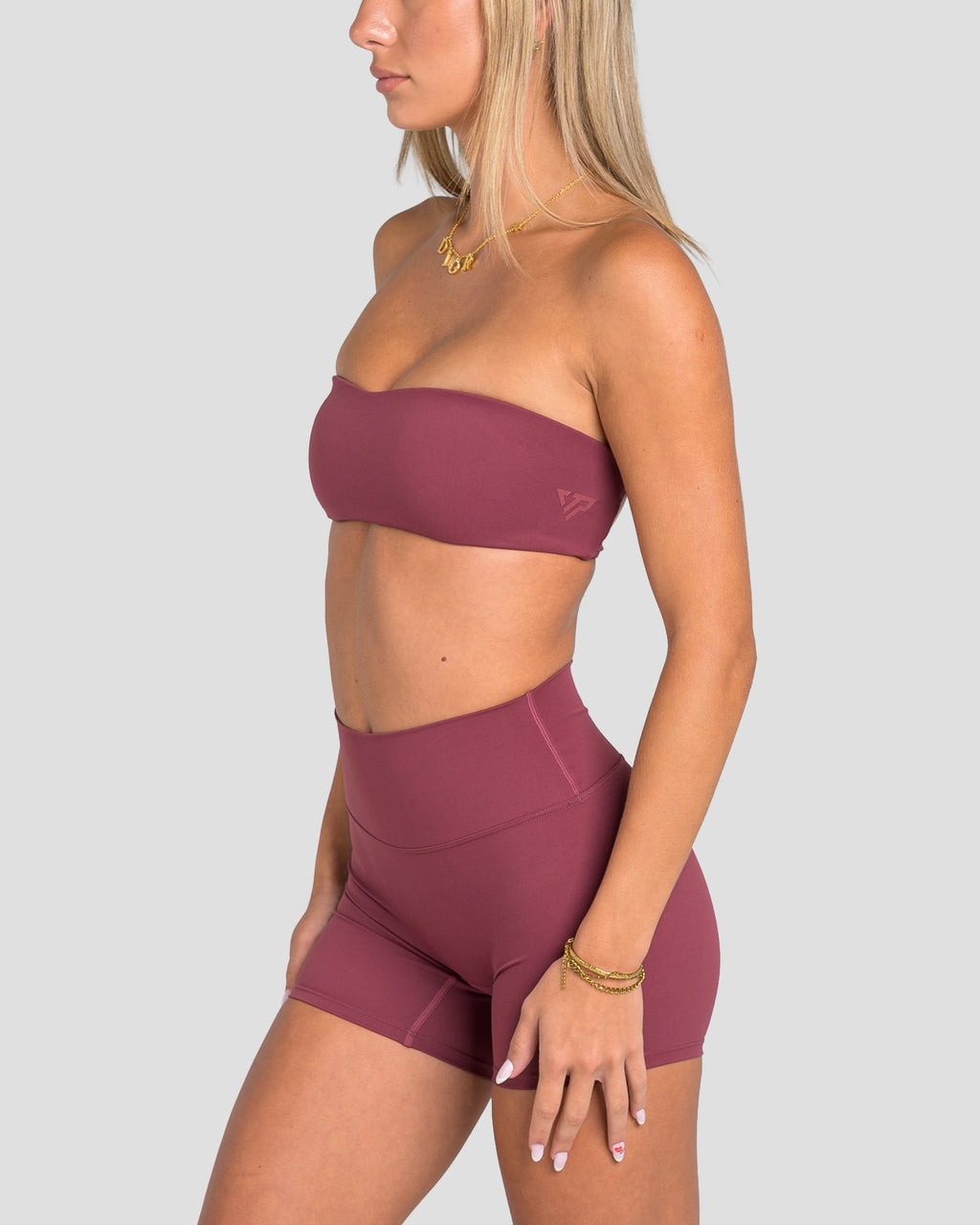 CIARA CROSSOVER BANDEAU - GRAPE