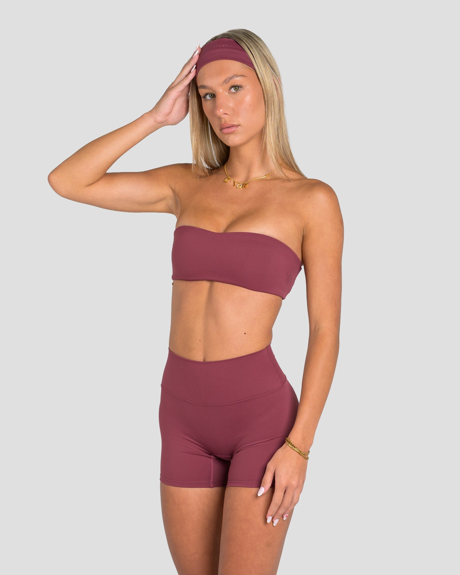 CIARA CROSSOVER BANDEAU - GRAPE
