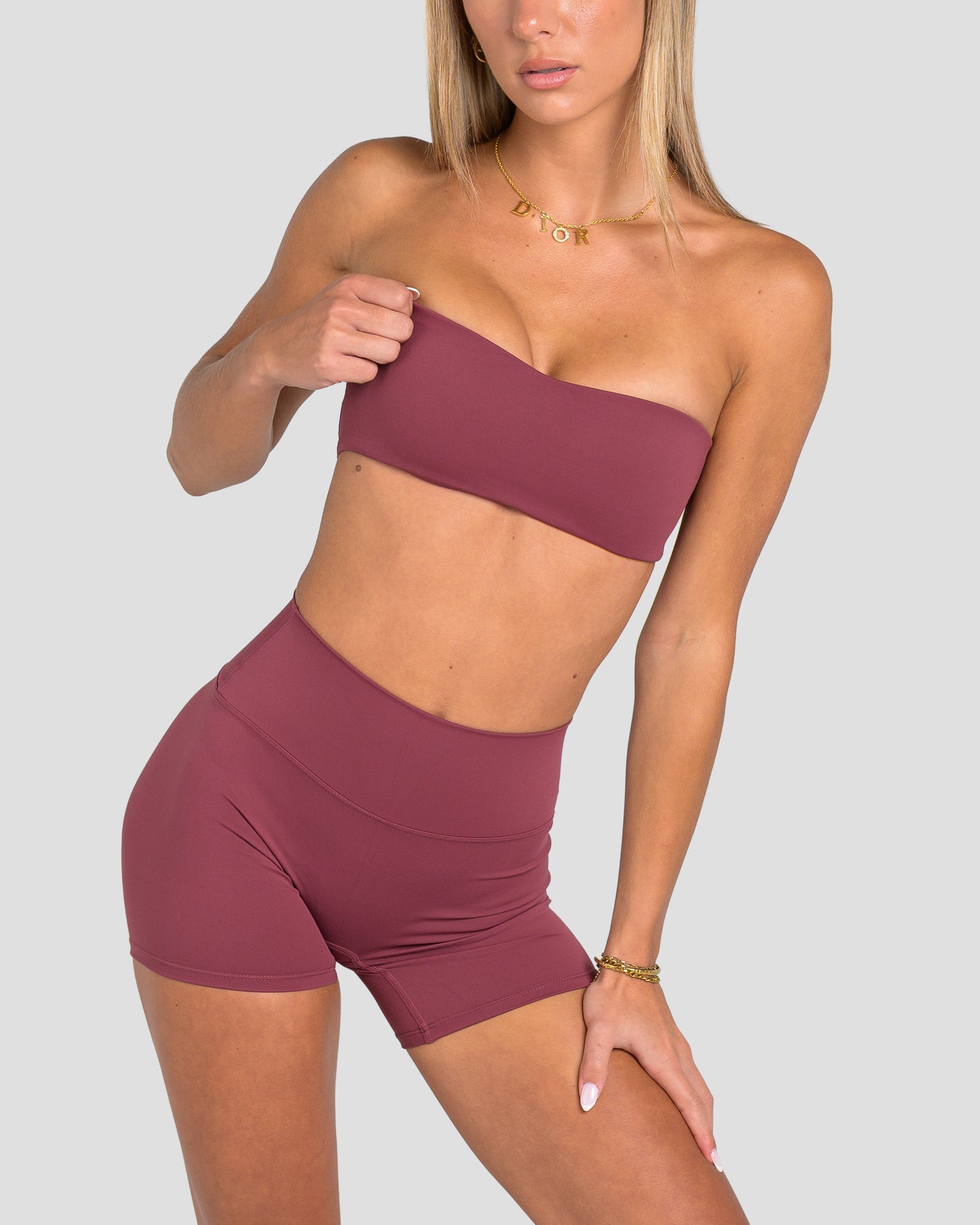 CIARA CROSSOVER BANDEAU - GRAPE