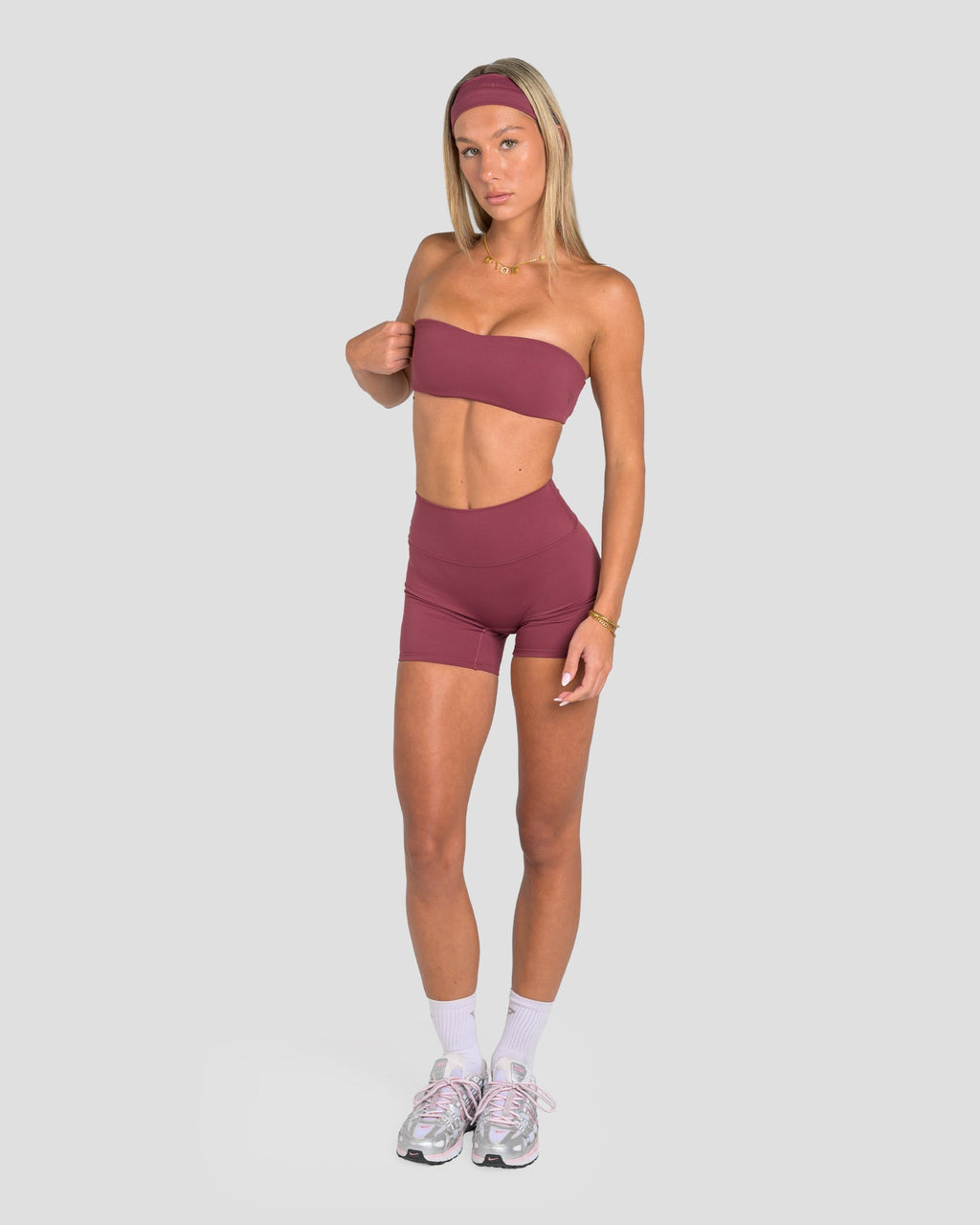 CIARA CROSSOVER BANDEAU - GRAPE