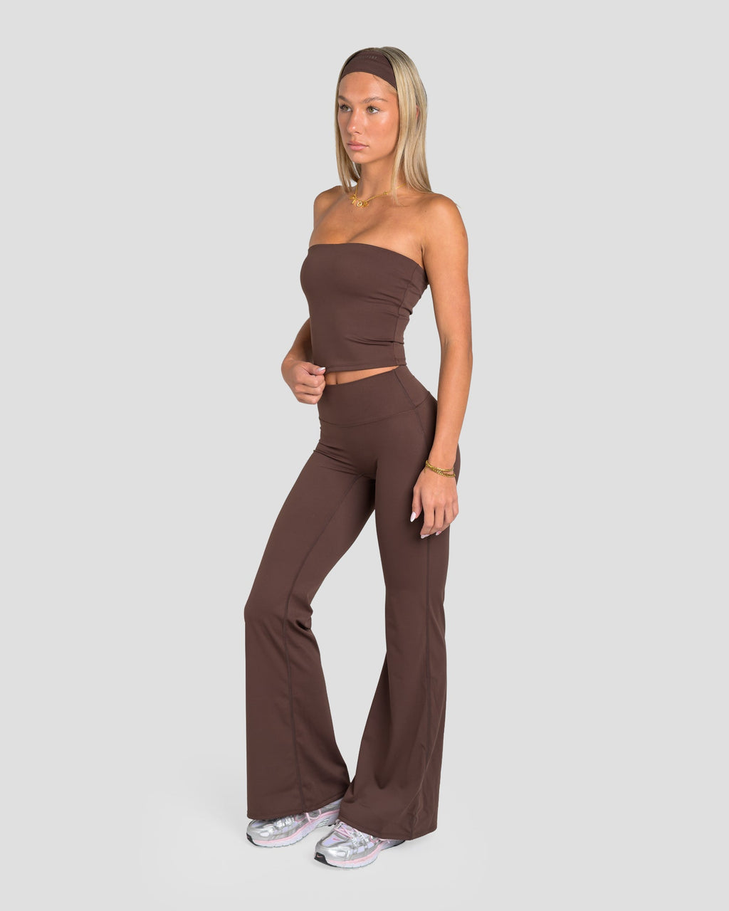 CIARA FLARED PANTS- ESPRESSO