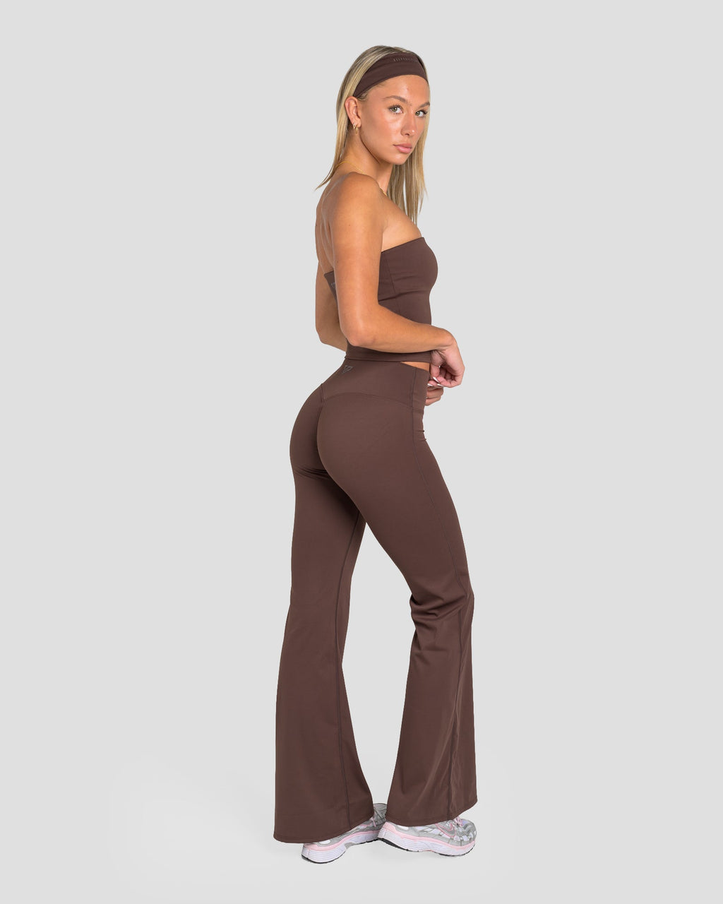 CIARA FLARED PANTS- ESPRESSO