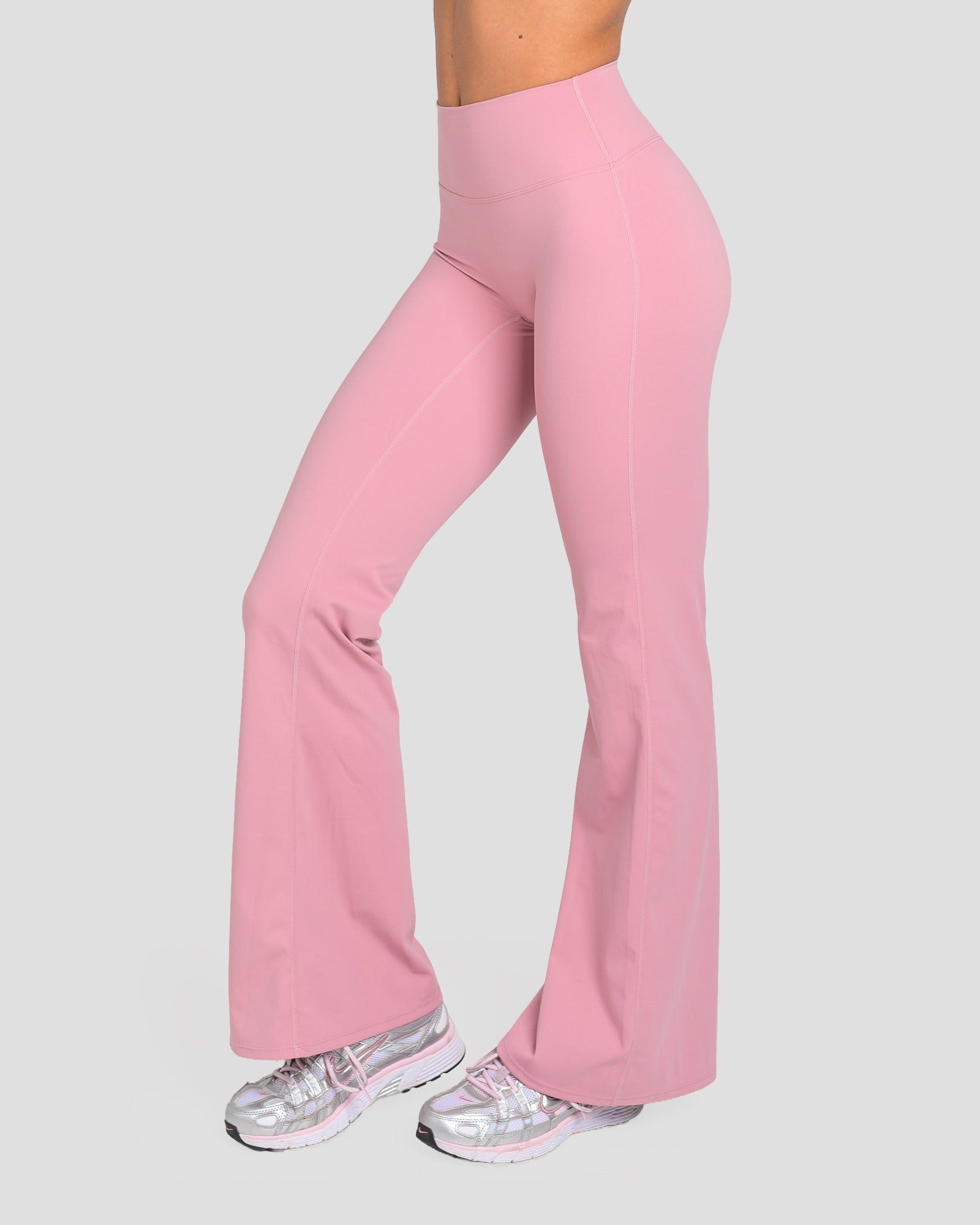 CIARA FLARED PANTS- BLUSH