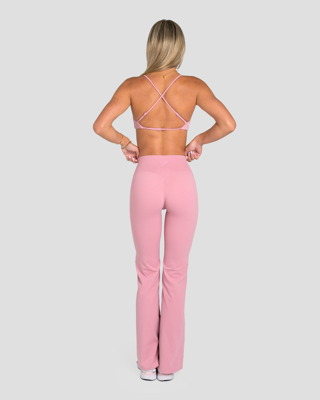 CIARA FLARED PANTS- BLUSH