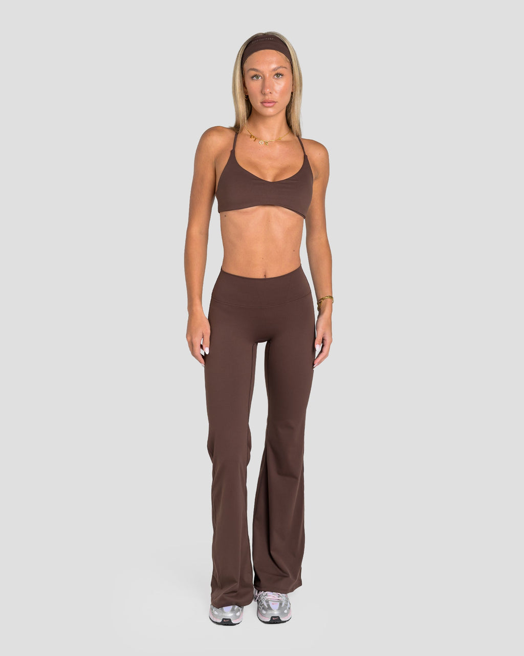 CIARA FLARED PANTS- ESPRESSO