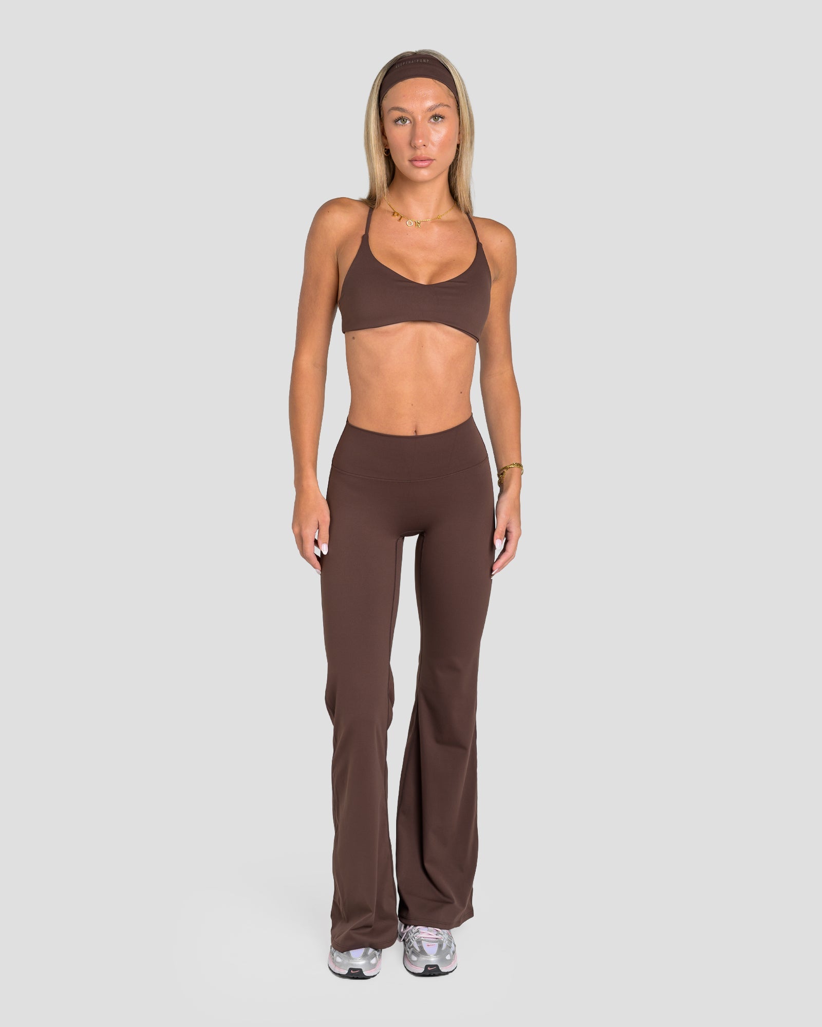 CIARA FLARED PANTS- ESPRESSO