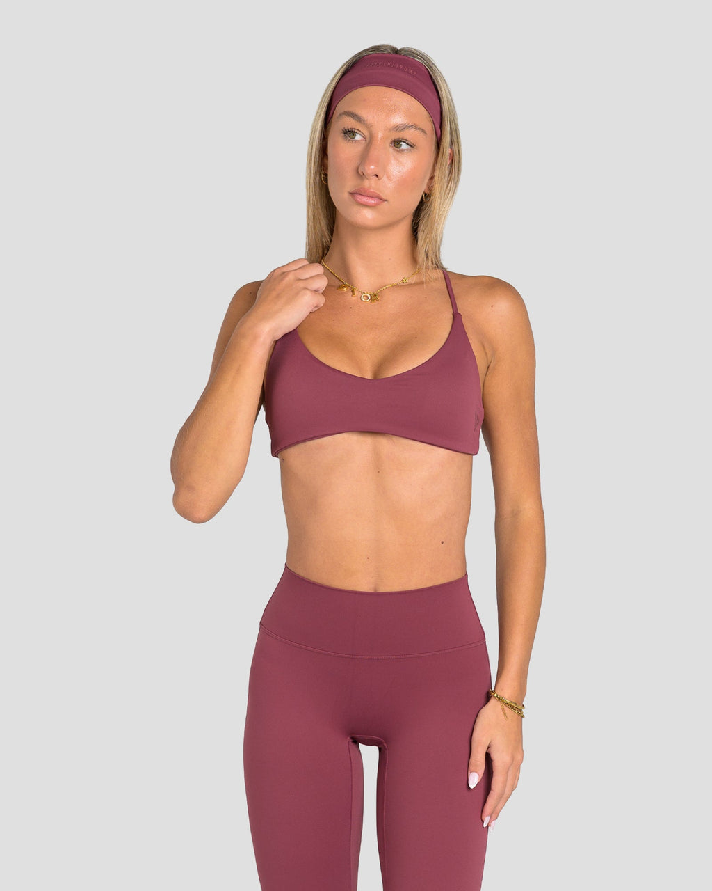 CIARA FLARED PANTS- GRAPE