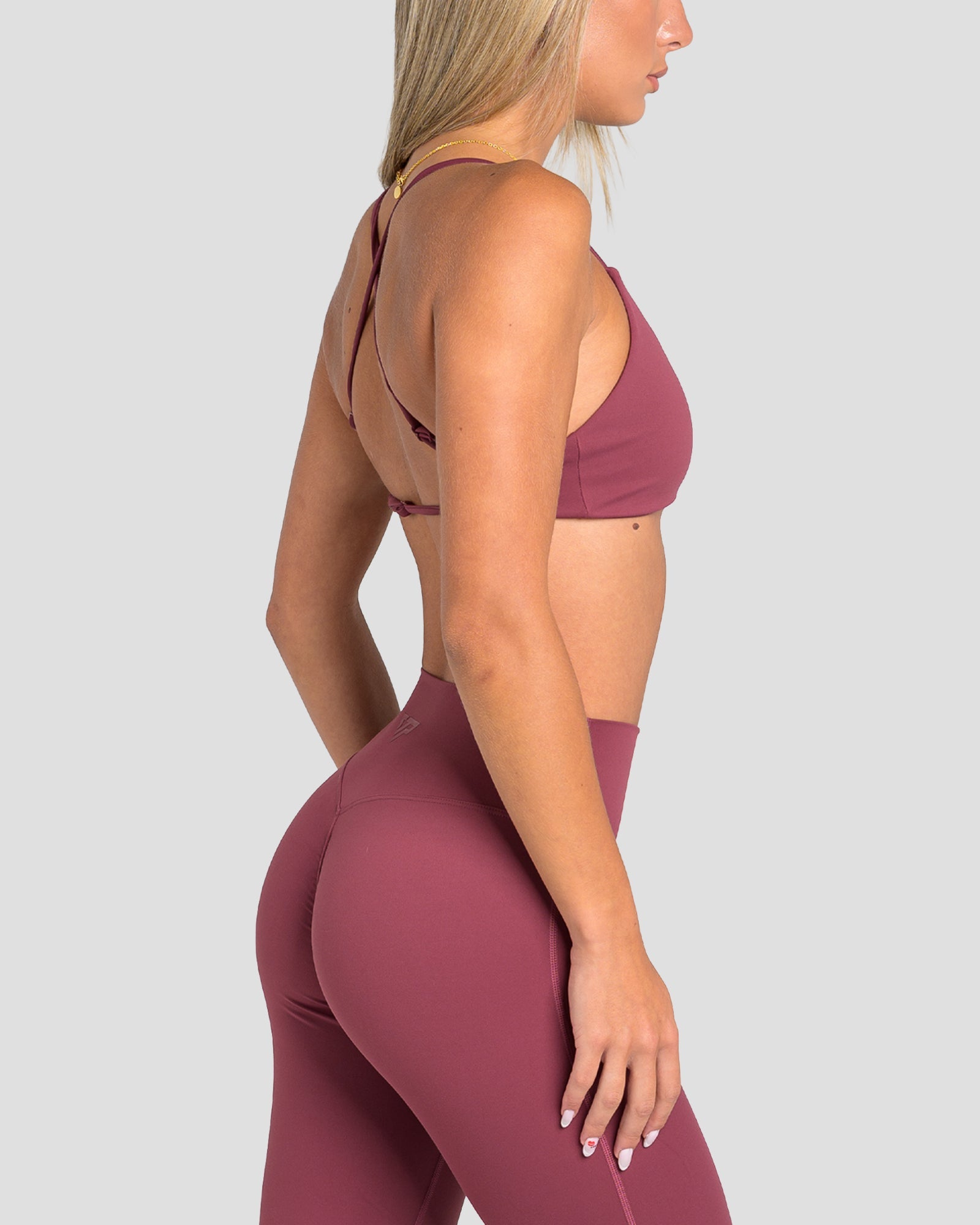 CIARA FLARED PANTS- GRAPE